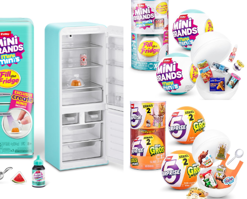 Zuru Toys/Mini Brands cover photo collage