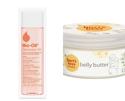 Pregnancy Stretch Mark Prevention Skincare - Amazon cover photo collage