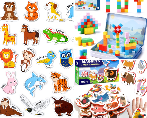 Magnets for Littles cover photo collage