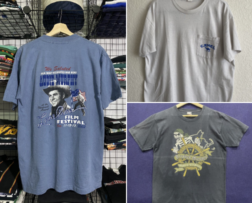 vintage tee's cover photo collage