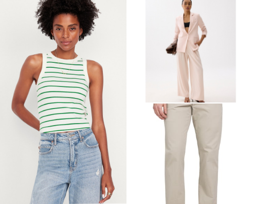 Walmart pant cover photo collage