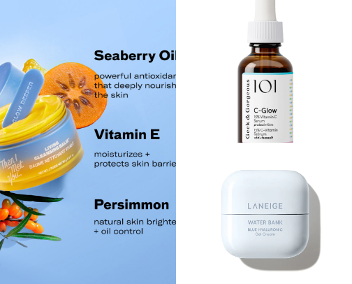 Glow Better, Not Harder: The Only Skincare You Need. cover photo collage