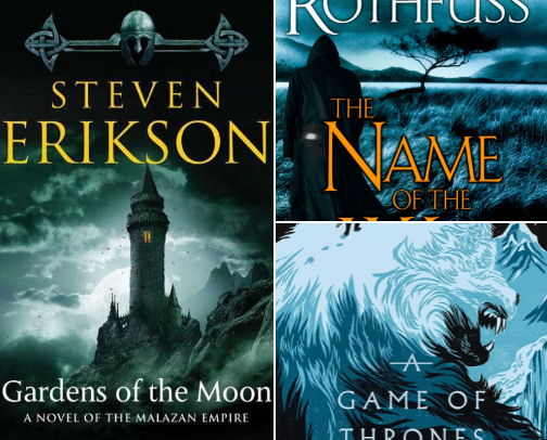 Fantasy book recs cover photo collage