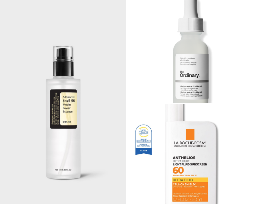 The “Good Skin Day” Skincare Routine cover photo collage