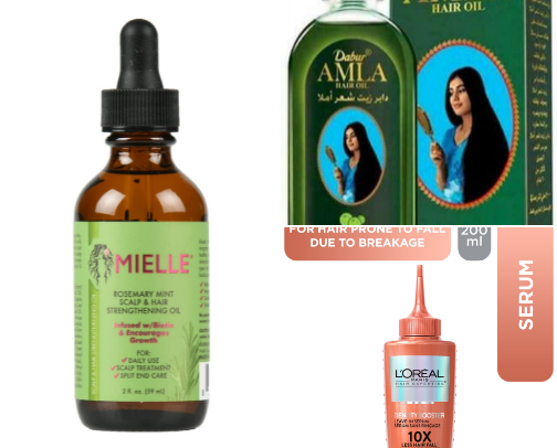hair growth cover photo collage