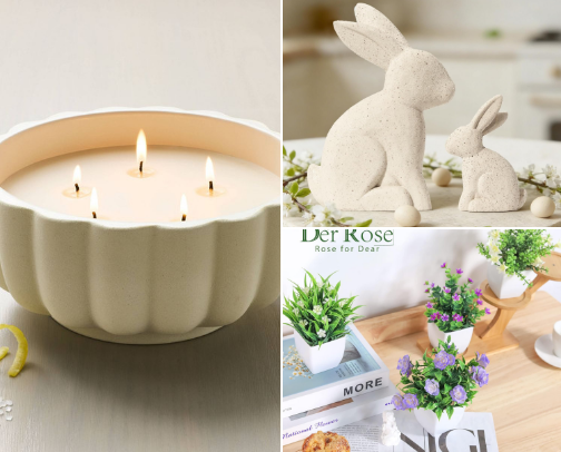 Spring Summer Home Decor Must-Haves for a Fresh Cozy Space cover photo collage