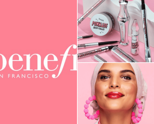 BENEFIT COSMETICS / Quality makeup! cover photo collage