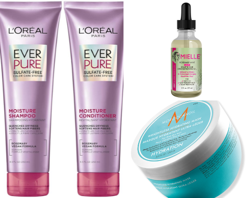 Affordable products to grow your hair cover photo collage