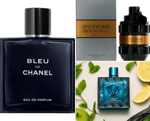 Top 10 best fragnances for men cover photo collage