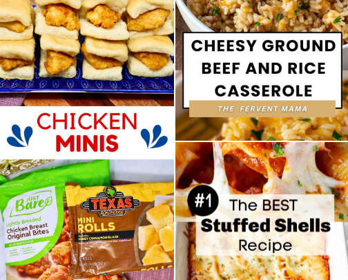 Recent Pinterest meals my family has been loving! cover photo collage