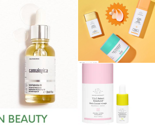 Skincare cover photo collage