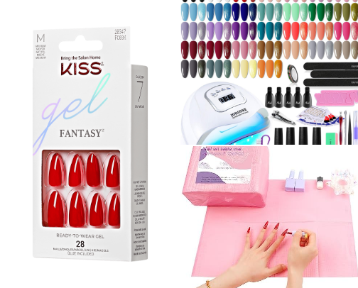 Salon Like Nails At Home cover photo collage