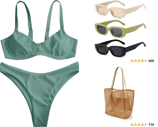 Amazon Beach 🌊 cover photo collage