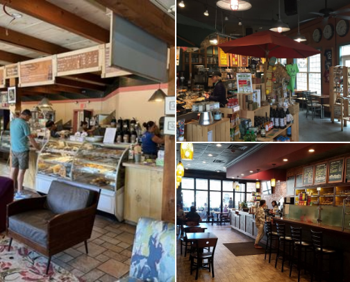 Cafes and Coffee Shops near the Boston Area cover photo collage