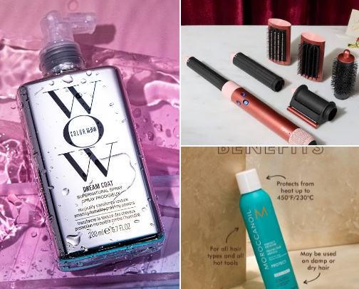 haircare that works WONDERS✨🎀 cover photo collage