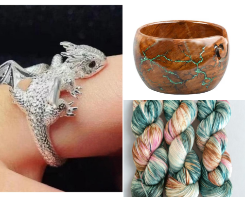 Yarning accessories cover photo collage