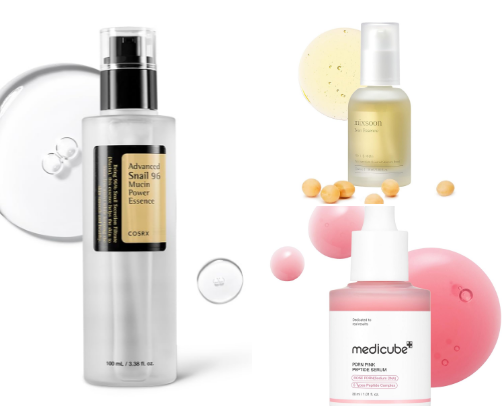 These are the Top 10 Hydrating Serums recommended by the people around me cover photo collage