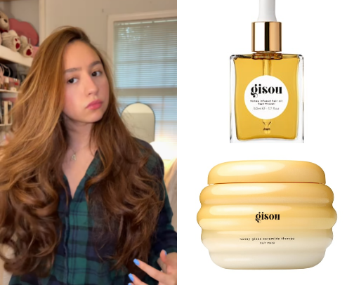 soft shiny hair routine 🫧🎀👩🏼‍🦰 cover photo collage