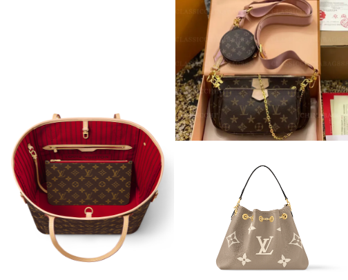 Louis Vuitton Dream Bags cover photo collage