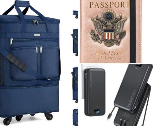 Travel Essentials That Actually Earn Their Suitcase Space ✈️ cover photo collage