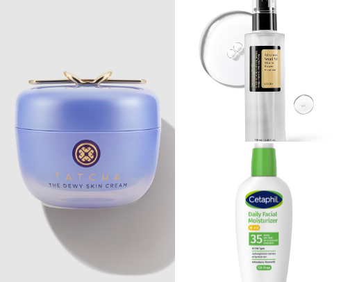 Skincare I LOVE as a dry/sensitive skin girly cover photo collage