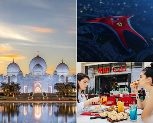 places you MUST visit in Abu Dhabi 🔥 cover photo collage