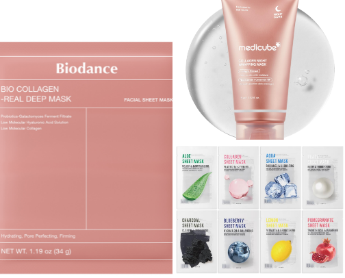Facial Masks cover photo collage