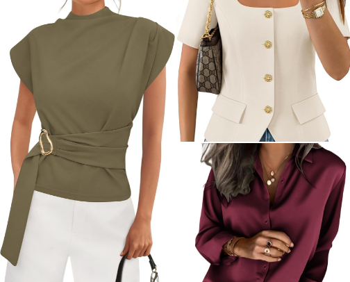 Work oufits chic cover photo collage