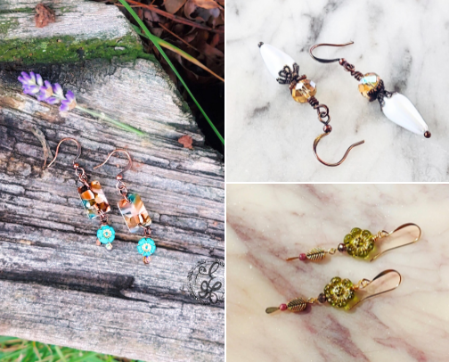 Unique Artisan Earrings cover photo collage