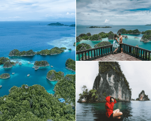 Raja Ampat: The Hidden Paradise in Eastern Indonesia 🇲🇨🏝️🍹⛱️🌞 🌊 cover photo collage