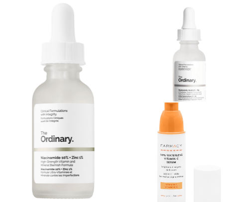 Skincare cover photo collage
