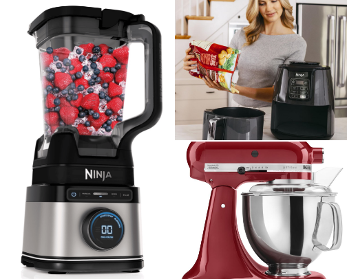 Home appliances cover photo collage