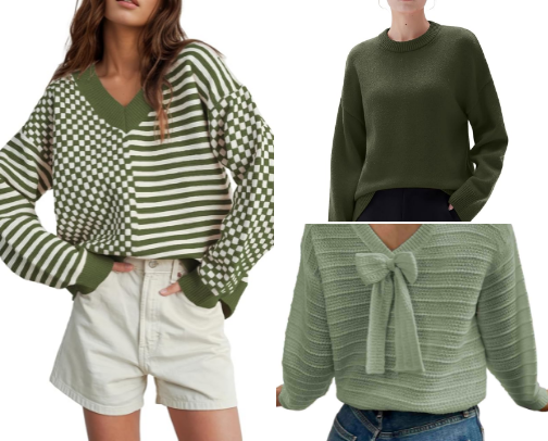 6 months postpartum : Fall Sweater Edition cover photo collage