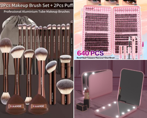 what you will find in my beauty drawer
(But i'm a baddie on a budget) cover photo collage