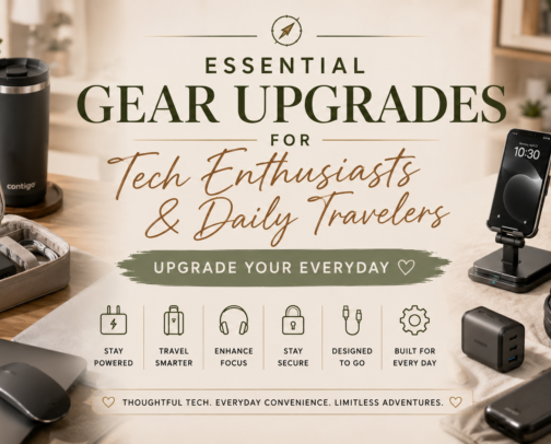 Essential Gear Upgrades for Tech Enthusiasts & Daily Travelers cover photo collage