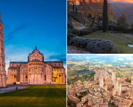 Tuscany, Italy cover photo collage
