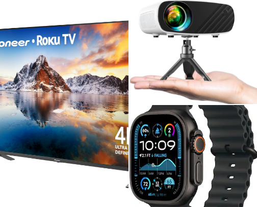 Technology cover photo collage