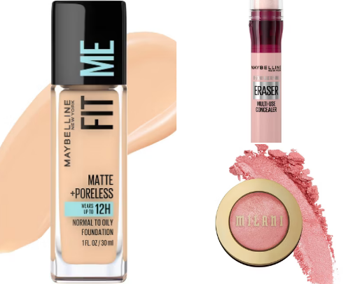 Drugstore top products💞 cover photo collage