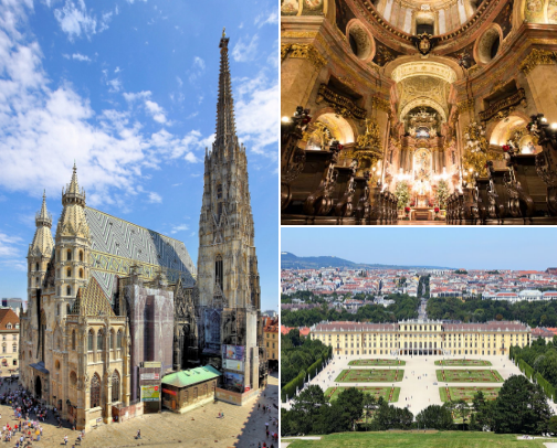 Austria🇦🇹 the country of music and good feeling✨ cover photo collage