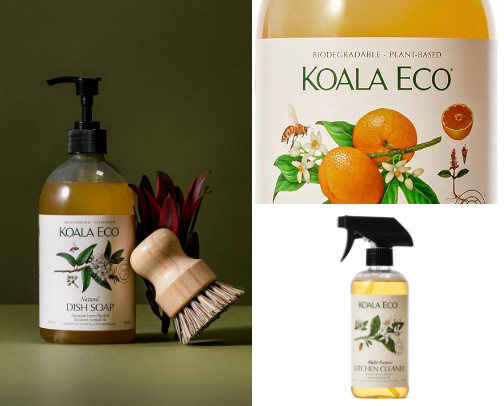 Naturopath-approved home cleaning products cover photo collage