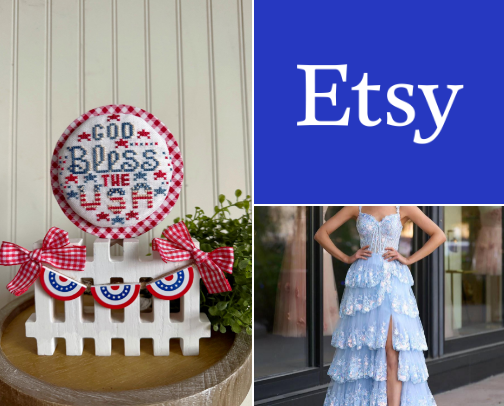 Etsy Stores cover photo collage