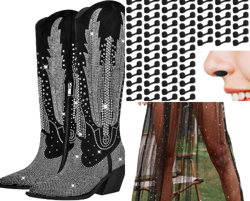 Coachella and Festival SZN Main Character Survival Kit 🎡🌴 🌞 🌵 ✨ cover photo collage