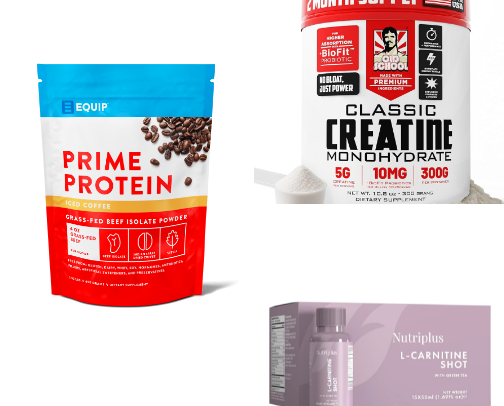 Clean Supplements for Strength, Energy & Glow cover photo collage