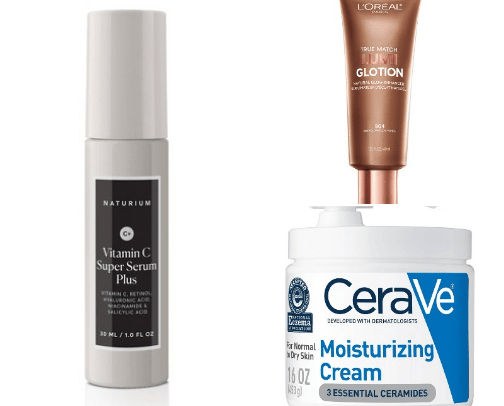 favorite face products cover photo collage