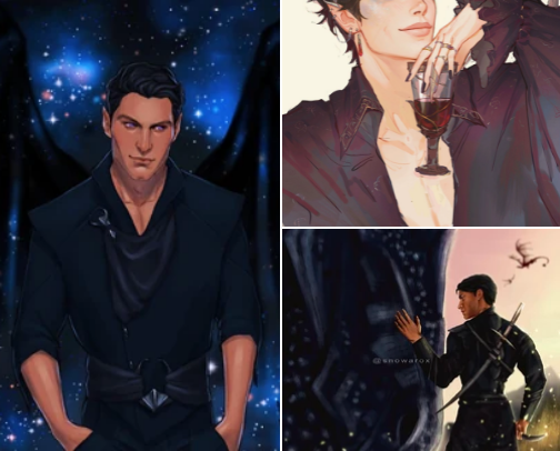 Dark Magnetism: Morally Gray Men Of Fantasy cover photo collage