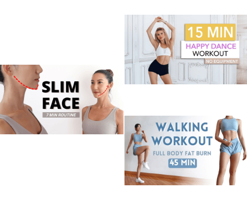 YouTube Videos for Daily Workout cover photo collage