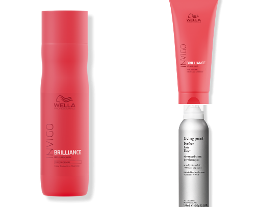 Hair care and flare cover photo collage