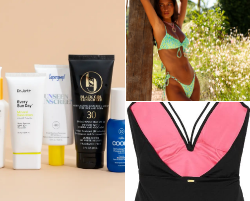 Sunscreens 🏊‍♀️🌊☀️☀️ cover photo collage