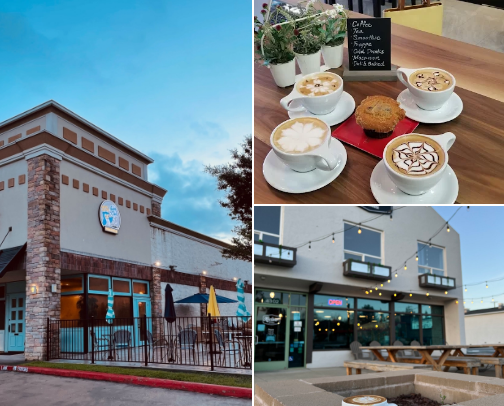 Houston Coffee Shops cover photo collage