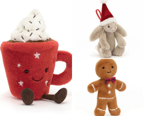 Your festive cuddle crew from Jellycat 🎄 cover photo collage